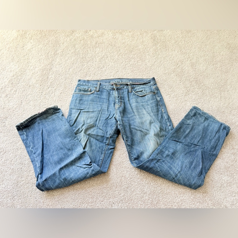 Old Navy | Loose Fit Flannel Lined Jeans | Men’s 34x34